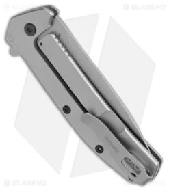 Kershaw Outcome Assisted Opening Knife Steel (3.1" Stonewash) 2044 -Sharp Edge Knife Shop Kershaw OUTCOME Knife 2044 BHQ 178509 jr side