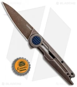 Kershaw Parsec Frame Lock Knife Brown PVD Stainless Steel (3" Brown SW) 2035 7 Kershaw Parsec Frame Lock Knife Brown PVD Stainless Steel (3" Brown SW) 2035 -Sharp Edge Knife Shop Kershaw Parsec FL Brown PVD SS Brown SW 2035 BHQ 101843 jr bottlecap 1