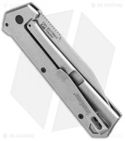Kershaw Passage Assisted Opening Knife Stainless Steel (3.5" Stonewash) -Sharp Edge Knife Shop Kershaw Passage KS1361X BHQ 104004 jr side