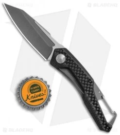 Kershaw Reverb Frame Lock Knife Carabiner Carbon Fiber/G-10 (2.5" Two-Tone) 1220 -Sharp Edge Knife Shop Kershaw Reverb Carabiner CF G 10 TT 1220 BHQ 52167 jr bottlecap 2
