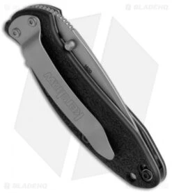 Kershaw Scallion Assisted Opening Knife Black GRN (2.25" Bead Blast) 1620 5 Kershaw Scallion Assisted Opening Knife Black GRN (2.25" Bead Blast) 1620 -Sharp Edge Knife Shop Kershaw Scallion Black GFN BB 1620 BHQ 0082 jr side