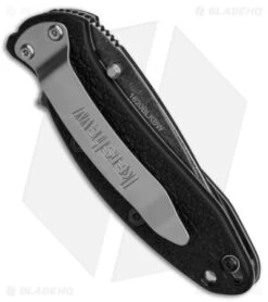 Kershaw Scallion Assisted Opening Knife Black (2.25" Blackwash) 6 Kershaw Scallion Assisted Opening Knife Black (2.25" Blackwash) -Sharp Edge Knife Shop Kershaw Scallion LL AO Blackwash BHQ 154169 td side