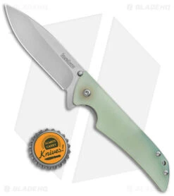 Kershaw Skyline Exclusive Knife Natural Jade G-10 (3.1" SW 20CV) -Sharp Edge Knife Shop Kershaw Skyline Knife 20CV Natural Jade G 10 SW Exclusive BHQ 49879 jr bottlecap