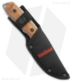 Kershaw Small Hunting Fixed Blade Knife Wood (3.5" Satin) 1417 -Sharp Edge Knife Shop Kershaw Small Hunting Knife Wood Satin 1417 BHQ 192128 kr sheath large