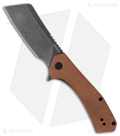 Kershaw Static Cleaver Liner Lock Knife Brown Micarta (2.8" Black SW D2) 1 Kershaw Static Cleaver Liner Lock Knife Brown Micarta (2.8" Black SW D2)