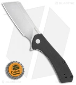 Kershaw Static Cleaver Liner Lock Knife Black G-10 (2.8" SW D2) -Sharp Edge Knife Shop Kershaw Static Cleaver Liner Lock Knife Black G 10 2 BHQ 113581 LS Bottlecappng