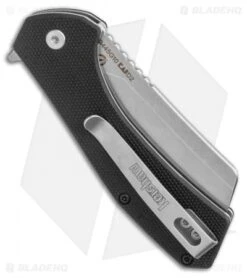 Kershaw Static Cleaver Liner Lock Knife Black G-10 (2.8" SW D2) -Sharp Edge Knife Shop Kershaw Static Cleaver Liner Lock Knife Black G 10 2 BHQ 113581 LS Side