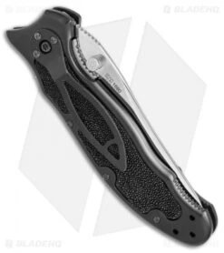 Kershaw Steven Seagal 1680 Flipper Knife Ray Skin (3.5" Polish) XXXX -Sharp Edge Knife Shop Kershaw Steven Seagal 1680 ray skin polish BHQ 67698 er side