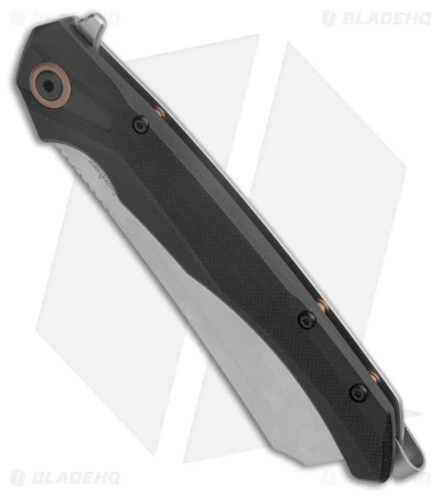 Kershaw Strata Cleaver Frame Lock Knife Black G-10 (4" Stonewash) 2078 2 Kershaw Strata Cleaver Frame Lock Knife Black G-10 (4" Stonewash) 2078 - Image 2