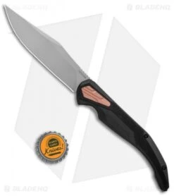 Kershaw Strata Frame Lock Knife Black G10 (4.5" Bead Blast) -Sharp Edge Knife Shop Kershaw Strata FL Black G 10 BB 2076 BHQ 120529 jr bottlecap
