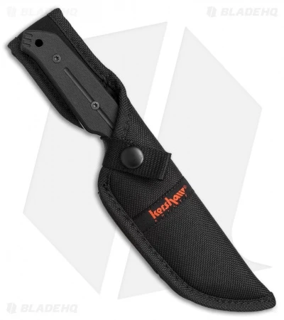 Kershaw Tone Fixed Blade Knife Black G-10 (3.75" Black) 3431X 3 Kershaw Tone Fixed Blade Knife Black G-10 (3.75" Black) 3431X - Image 3