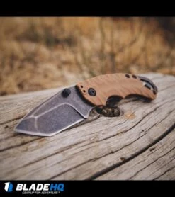 Kershaw Shuffle II Tanto Liner Lock Knife Tan (2.25" BlackWash) 8750TTANBW 8 Kershaw Shuffle II Tanto Liner Lock Knife Tan (2.25" BlackWash) 8750TTANBW -Sharp Edge Knife Shop Kershaw shuffle ii tanto tan BHQ 27404 dl