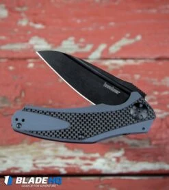 Kershaw Natrix XL Sub-Frame Lock Knife Blue G-10/CF (3.75" Black) 7008CFBLK -Sharp Edge Knife Shop Natrix XL Sub Frame Lock Carbo BHQ92438 kp red paint wood web