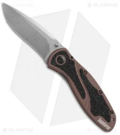 Kershaw Blur Assisted Opening Knife Brown (Stonewash Elmax) 1670SWBR