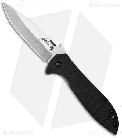 Kershaw Emerson CQC-4KXL Frame Lock Knife (3.9" Stonewash) 6055 1 Kershaw Emerson CQC-4KXL Frame Lock Knife (3.9" Stonewash) 6055