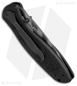 Kershaw Blur Tanto Assisted Opening Knife Black (3.375" Tiger Stripe) 1670TTS -Sharp Edge Knife Shop kershaw blur bdz1 1670tts black BHQ 37098 dl side