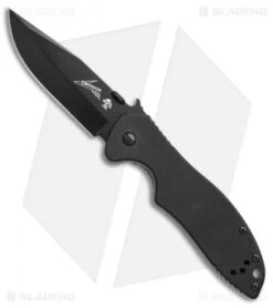 Kershaw Emerson CQC-6K Frame Lock Knife Black G-10 (3.25" Black) 6034BLK