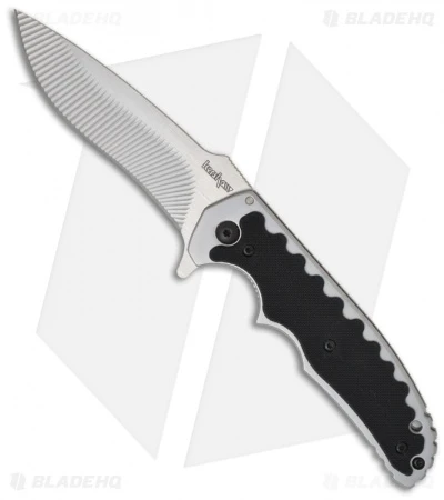 Kershaw Groove Flipper Liner Lock Knife (3.5" Satin) 1730 1 Kershaw Groove Flipper Liner Lock Knife (3.5" Satin) 1730