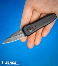 Kershaw Launch 4 CA Legal Automatic Knife (1.9" Damascus) BHQ Exclusive 15 Kershaw Launch 4 CA Legal Automatic Knife (1.9" Damascus) BHQ Exclusive -Sharp Edge Knife Shop kershaw launch 4 damascus blk BHQ 67750 dl