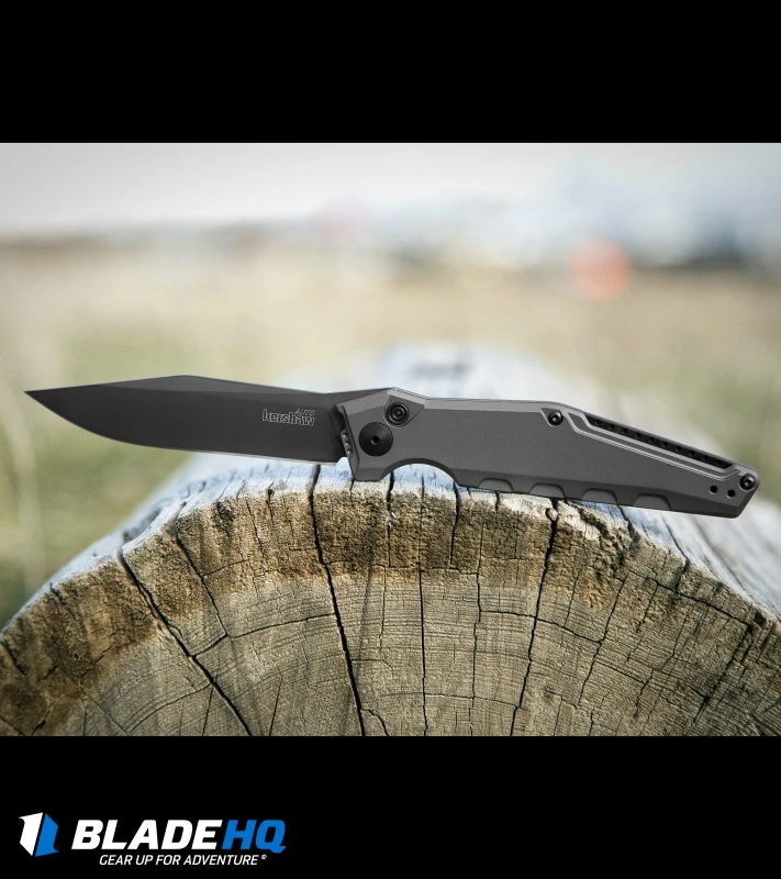 Kershaw Galyean Launch 7 Automatic Knife Gray (3.75" Black) 7900GRYBLK 5 Kershaw Galyean Launch 7 Automatic Knife Gray (3.75" Black) 7900GRYBLK - Image 5