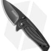Kershaw Spoke Assisted Opening Flipper Knife (2" Black) 1313BLK