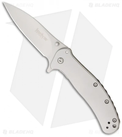 Kershaw Zing Assisted Opening Knife Stainless Steel (3" Bead Blast) 1730SS 1 Kershaw Zing Assisted Opening Knife Stainless Steel (3" Bead Blast) 1730SS